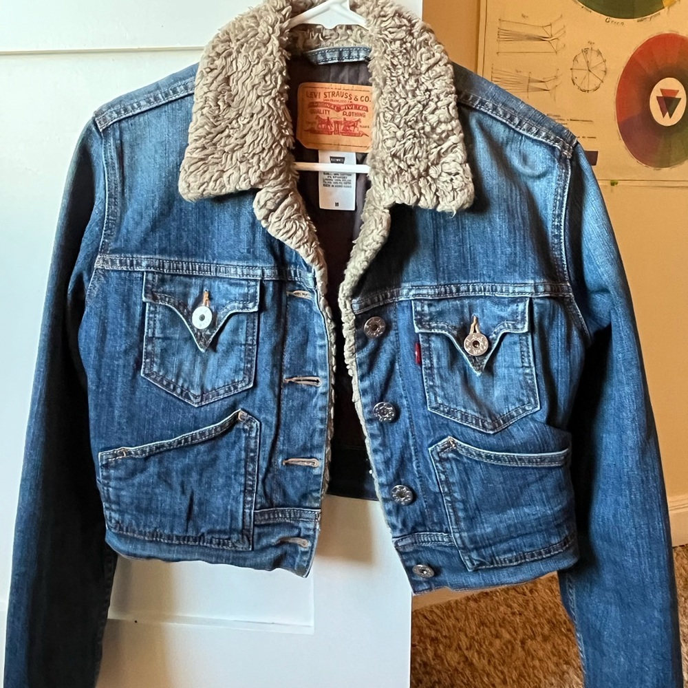 Levi's Jean Jacket with Fur